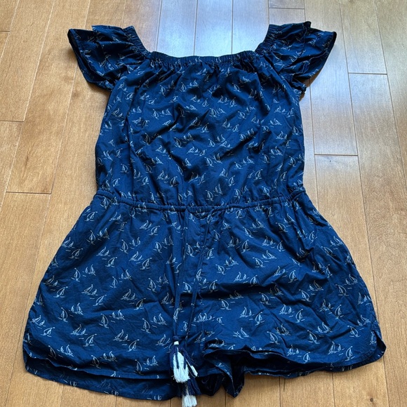 Vineyard Vines Nautical Shorts Romper in Medium - Picture 1 of 4